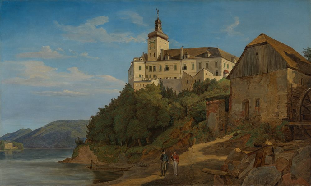 Ferdinand Georg Waldmüller - Schloss Persenbeug an der Donau