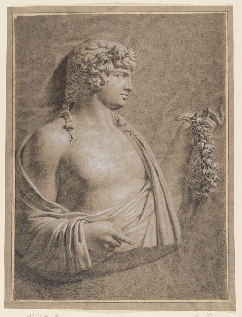 Philipp Jakob Becker - Anatomische Hand- und Armdarstellungen (Menschliche anatomische Studien und Aktstudien, Blatt 37)