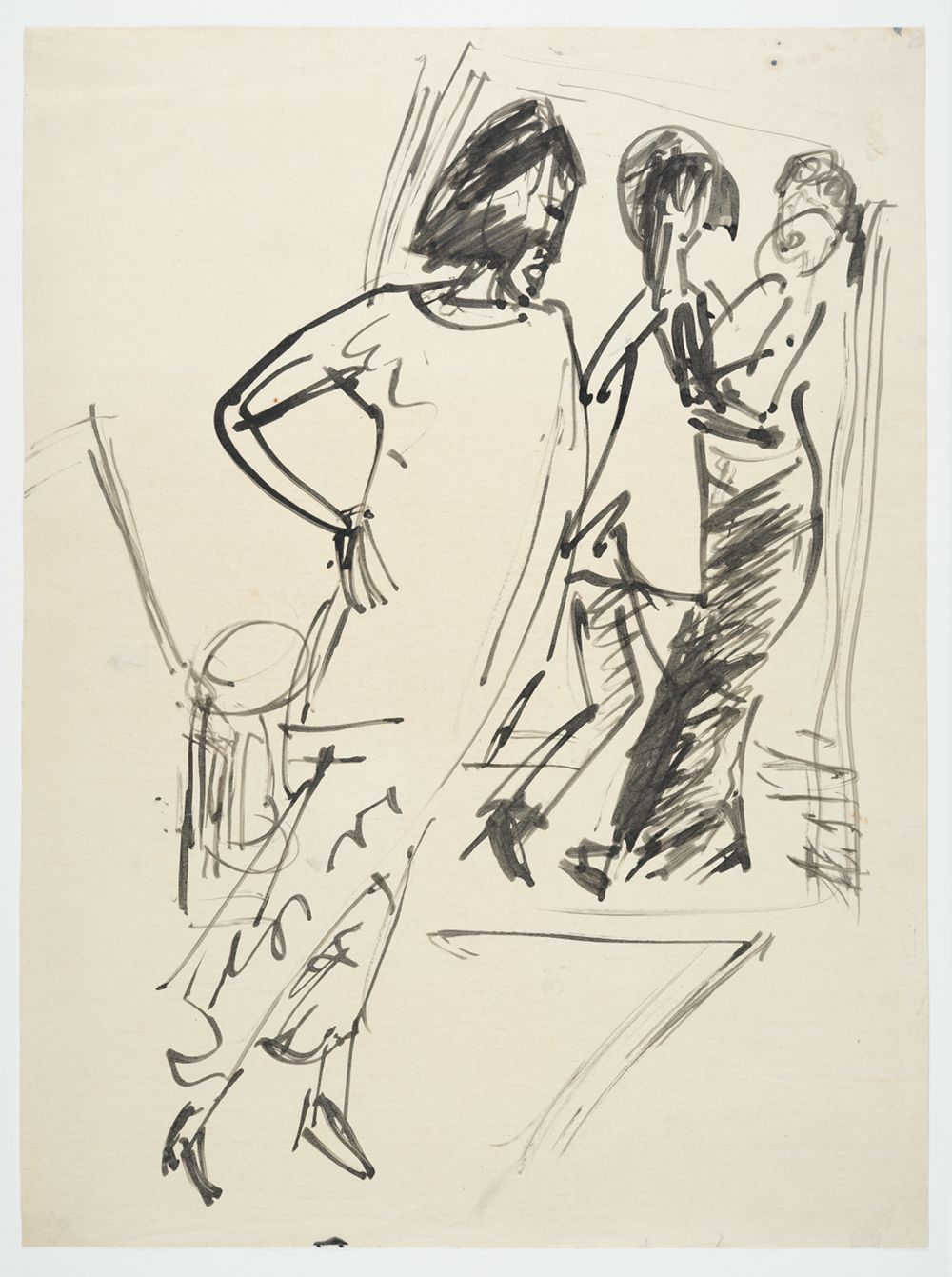 Ernst Ludwig Kirchner - Drei tanzende Personen