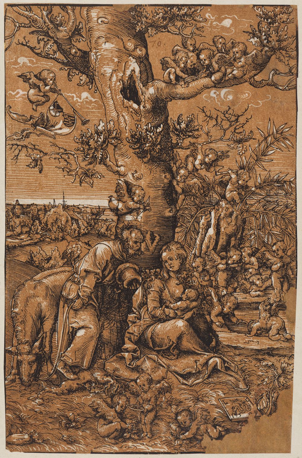 Lucas Cranach <der Ältere> - Ruhe auf der Flucht