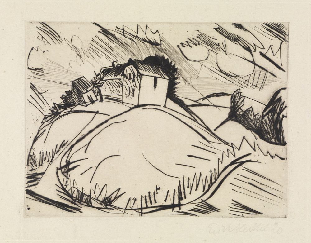 Erich Heckel - Haus am Hügel
