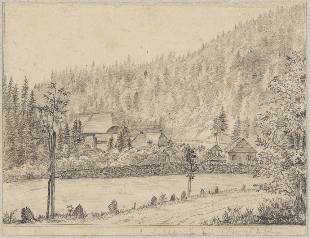 Hans Thoma - Hammerschmiede bei St. Blasien
