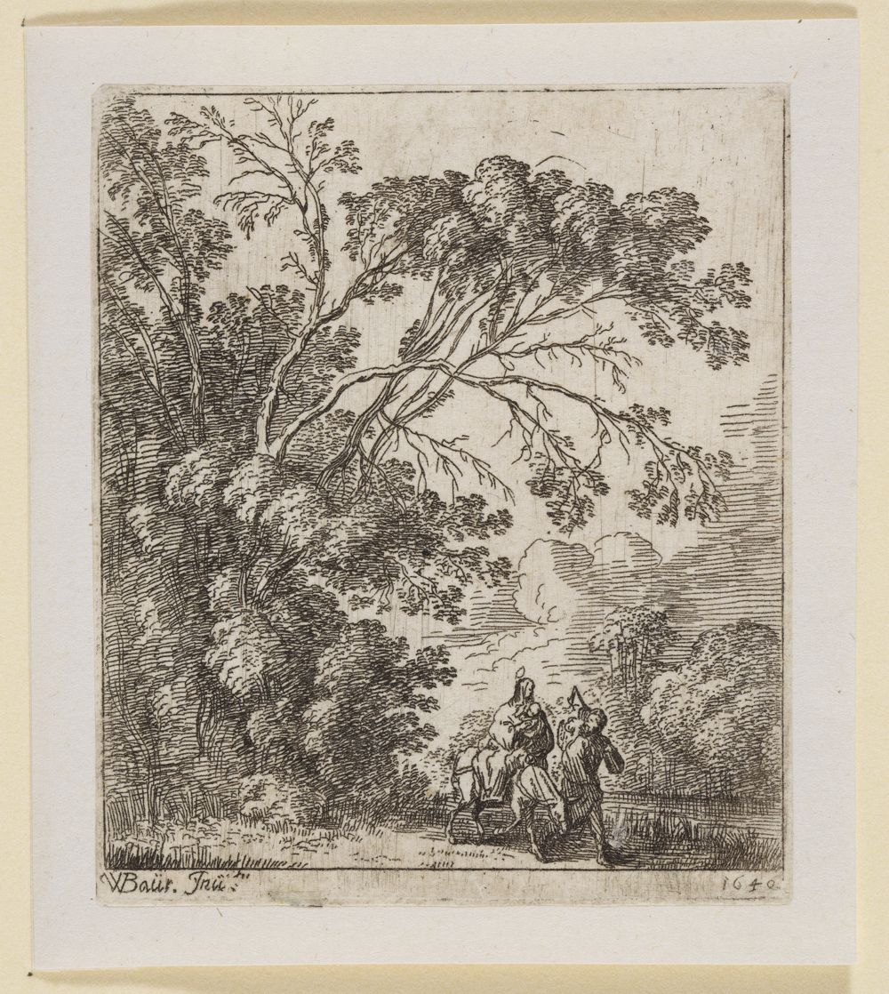 Johann Wilhelm Baur - Flucht nach Ägypten