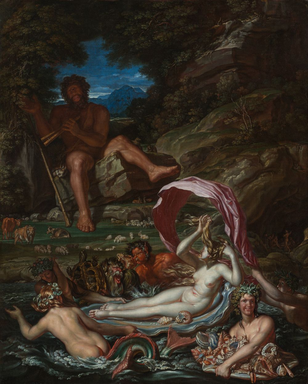 Joseph Werner (1637) - Polyphem und Galathea