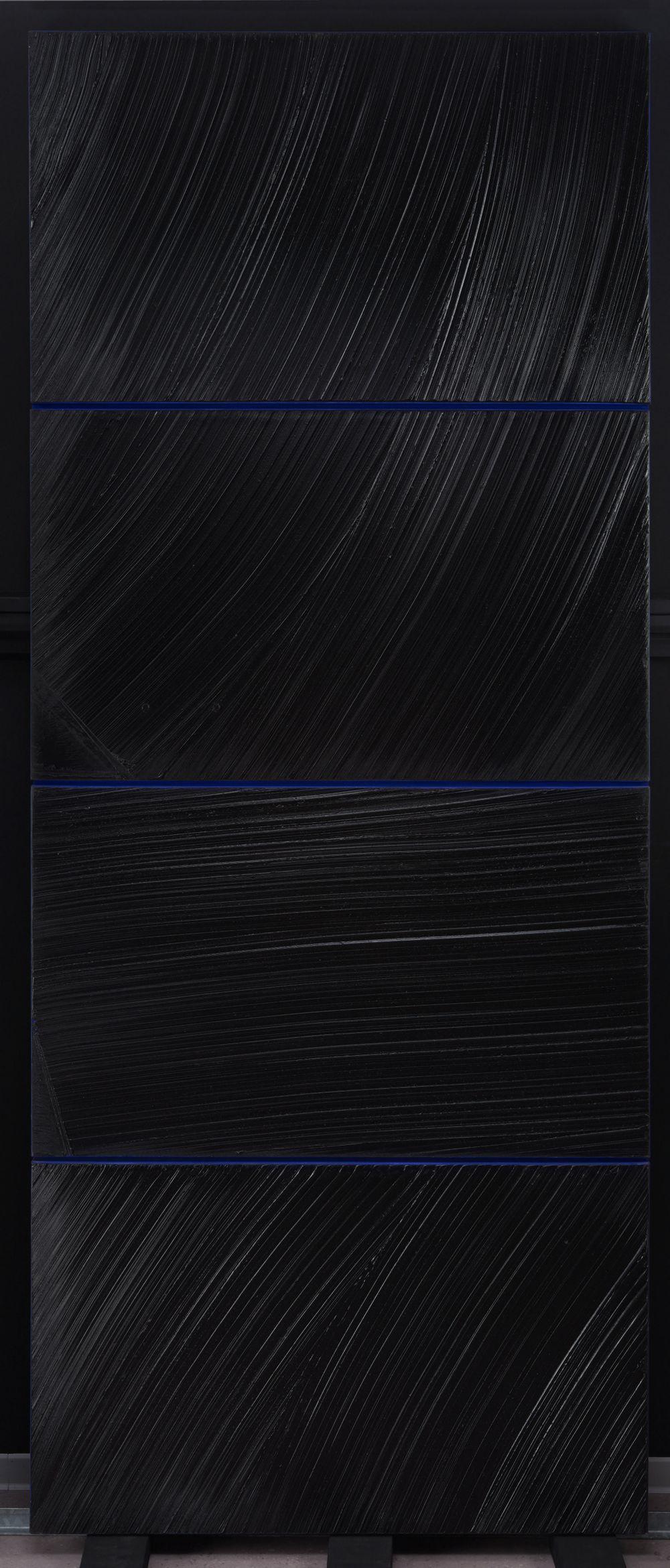 Pierre Soulages - Peinture 252 x 102, 8 février 1990