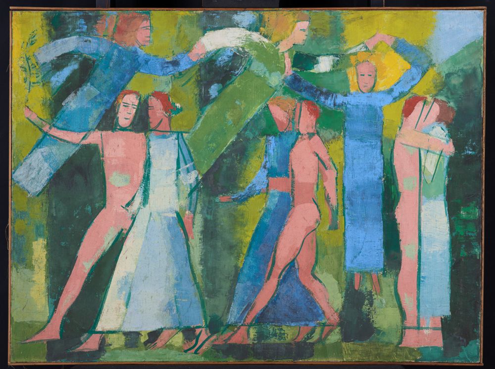 August Babberger - Paare im Walde I