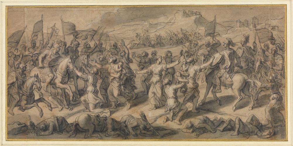 François Verdier (1651) - Versöhnung der Sabiner und Römer