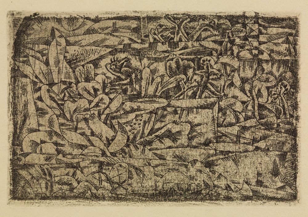 Garten der Leidenschaft Paul Klee (1921) Staatliche Kunsthalle