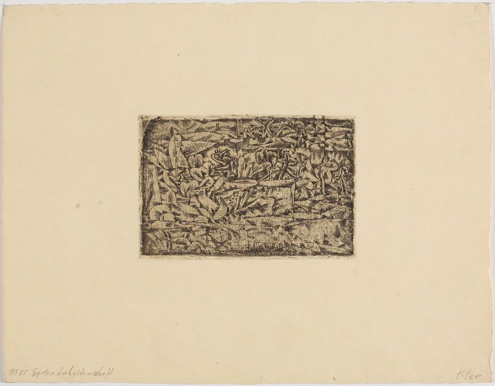 Garten Der Leidenschaft Paul Klee 1921 Staatliche Kunsthalle Karlsruhe