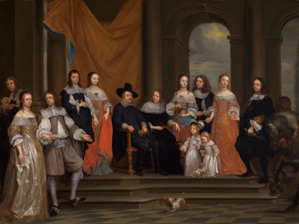 Gonzales Coques - Familienbildnis (Familie Melchior de Stanza?)