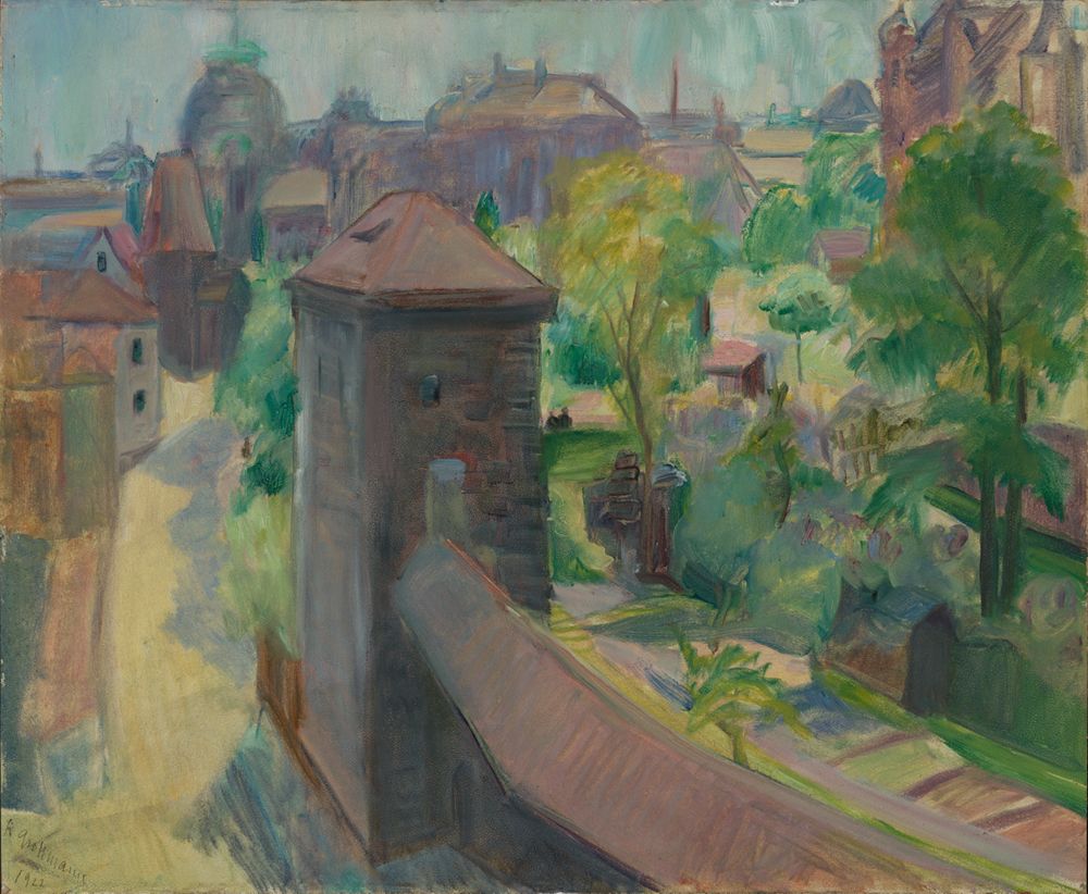 Rudolf Großmann (1882) - Blick auf eine Stadt