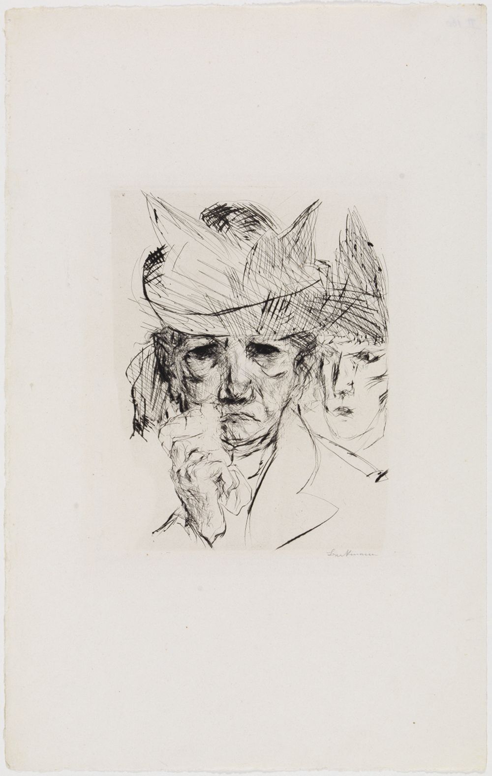 Max Beckmann - Weinende Frau