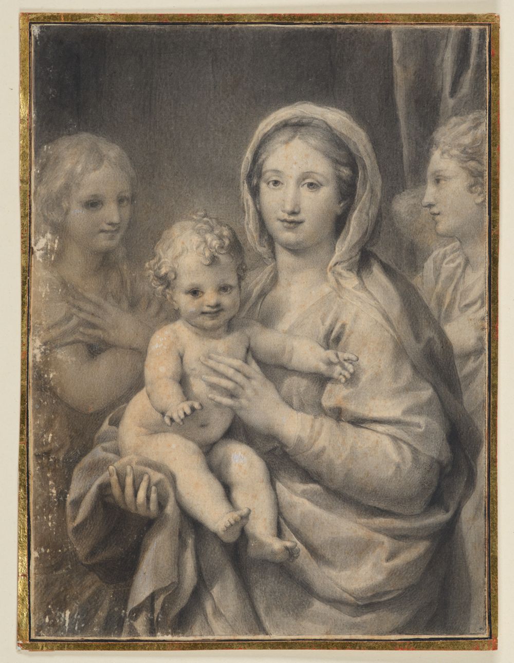 Anton Raphael Mengs - Madonna mit dem Kind und zwei Engel