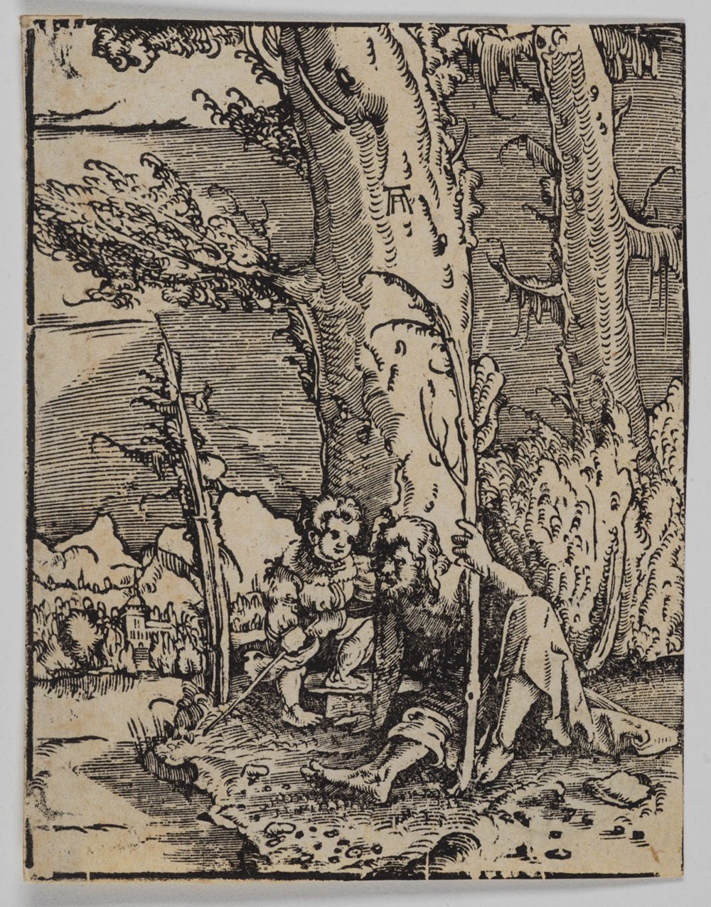 Albrecht Altdorfer - Sankt Christoph am Ufer