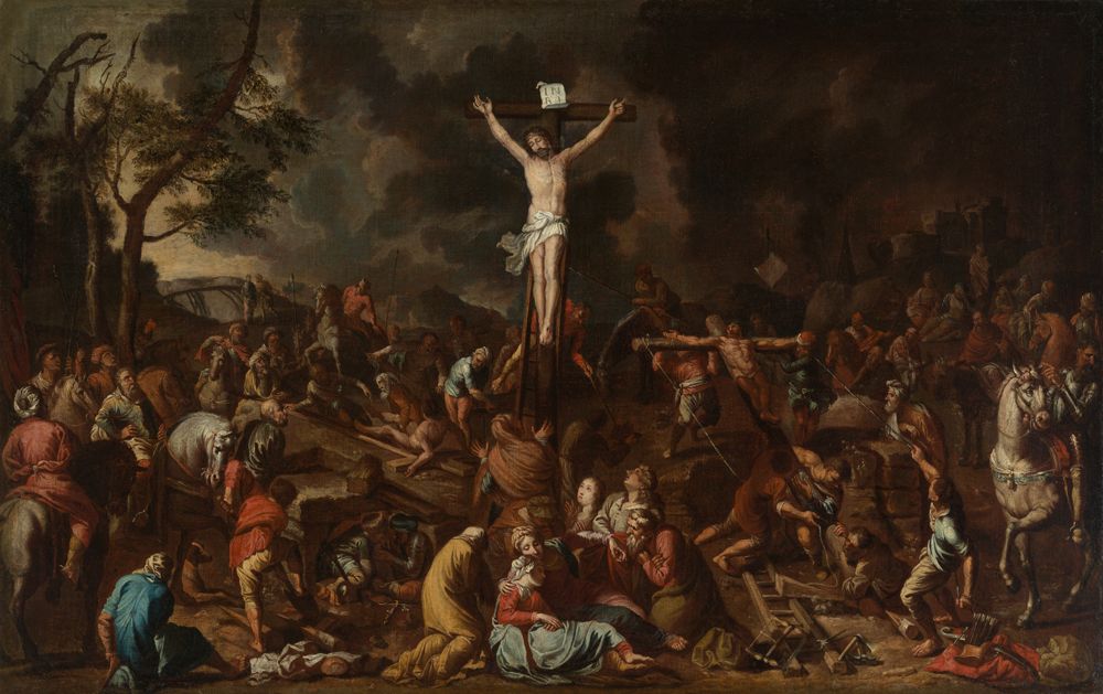 Venezianischer(?) Meister - Kreuzigung Christi