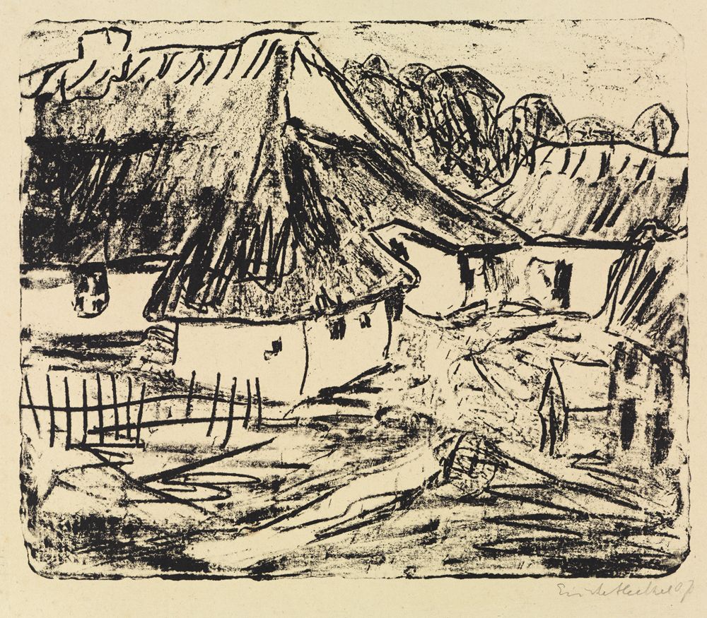 Erich Heckel - Bauernhof