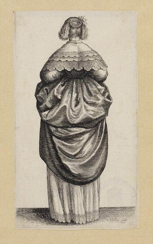 Wenzel Hollar - Die blonde Dame