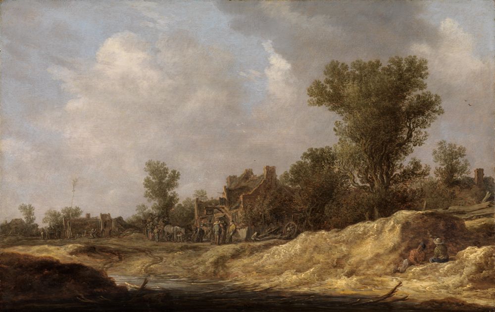 Jan van Goyen - Landschaft mit Landleuten