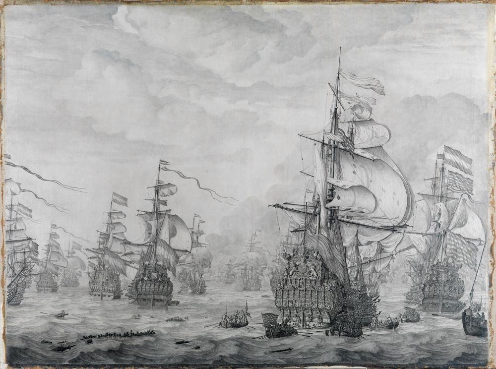 Die Eroberung der Royal Prince während der viertägigen Schlacht 1666