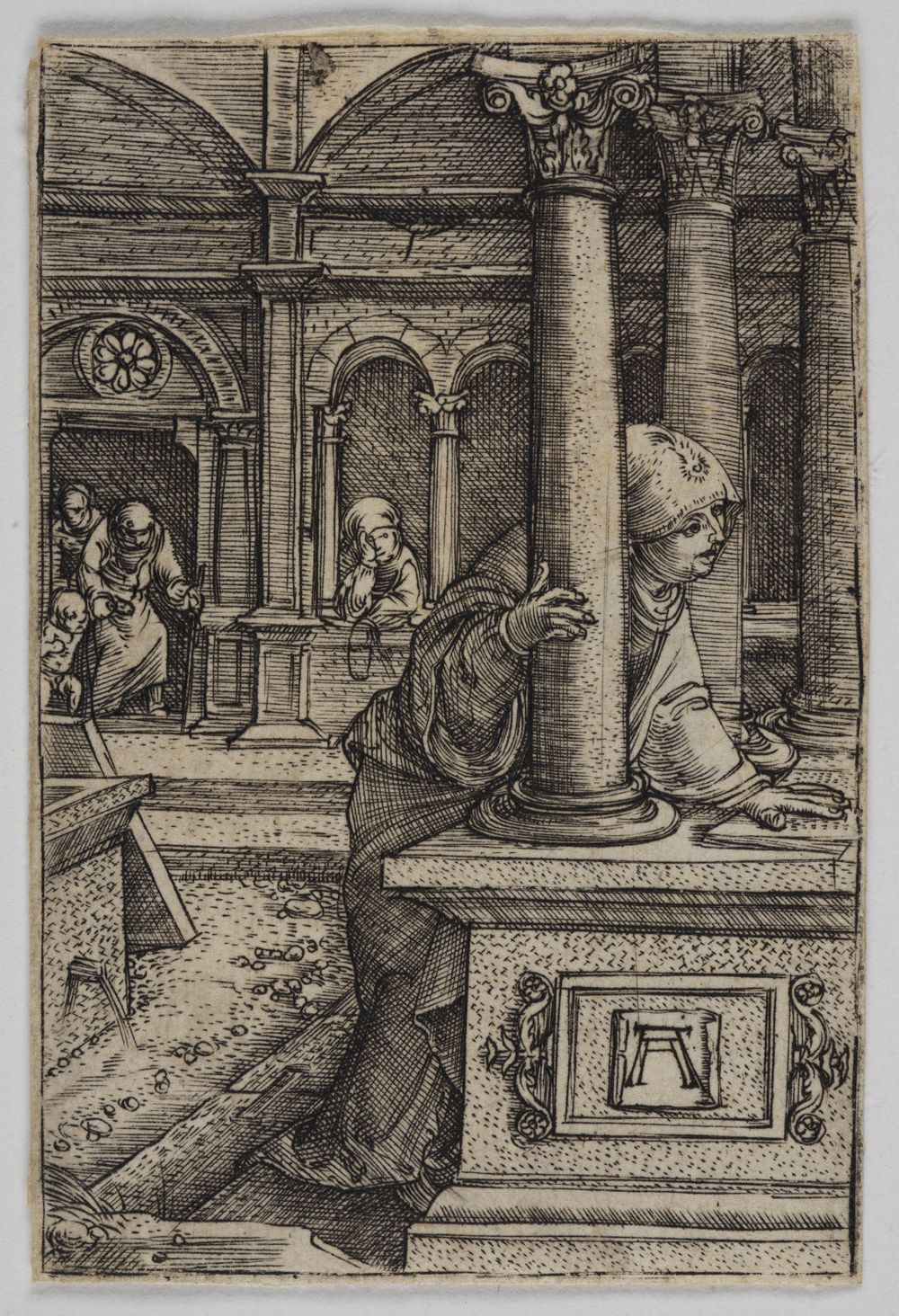 Albrecht Altdorfer - Maria sucht Jesus im Tempel