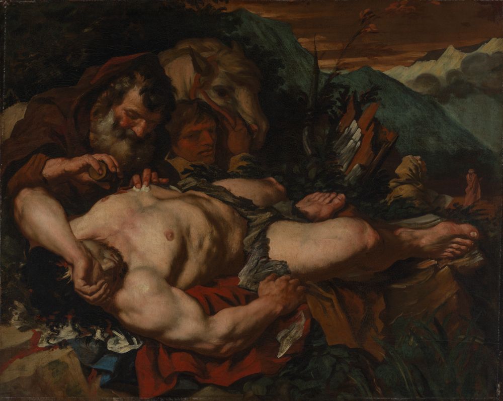 Giovanni Battista Langetti - Der Barmherzige Samariter