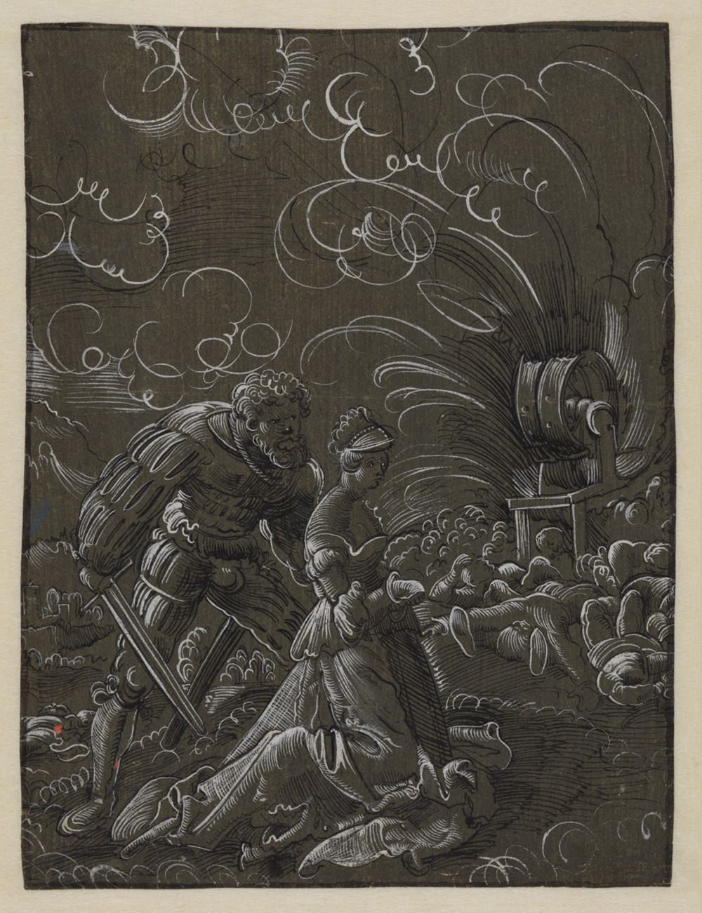 Albrecht Altdorfer (Umkreis) - Enthauptung der Hl. Katharina