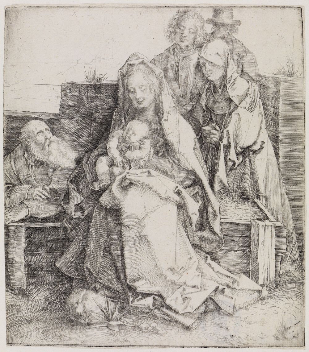 Albrecht Dürer - Die Heilige Familie, sechsfigurig