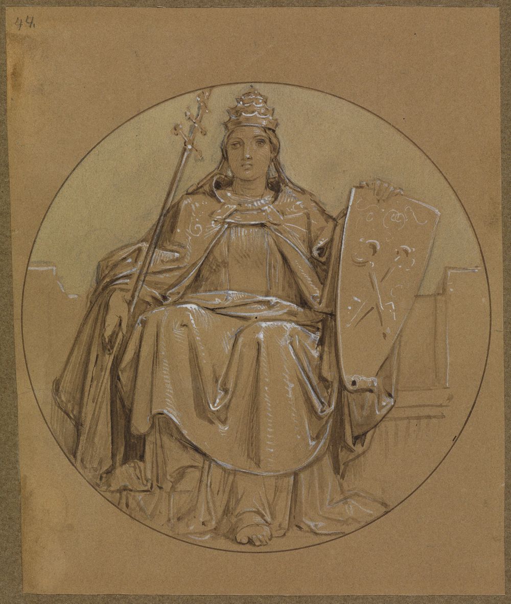 Moritz von Schwind - Allegorie der Stadt Rom