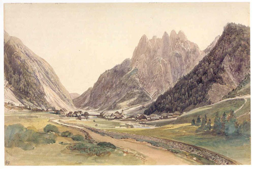 Thomas Ender - Blick auf Raibl (Riofreddo) und die Fünffingerspitze