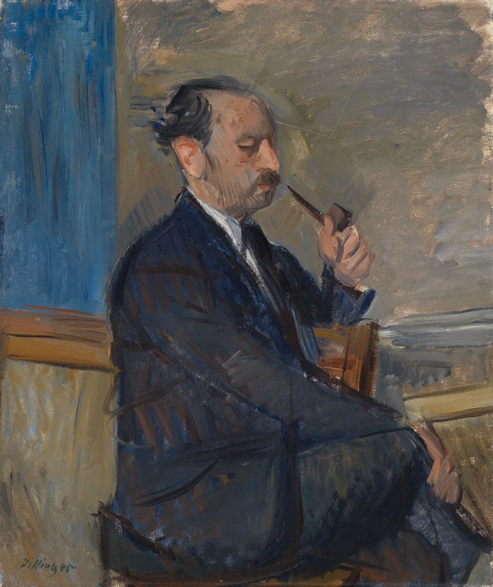 Karl Dillinger - Bildnis des Malers Gustav Wolf