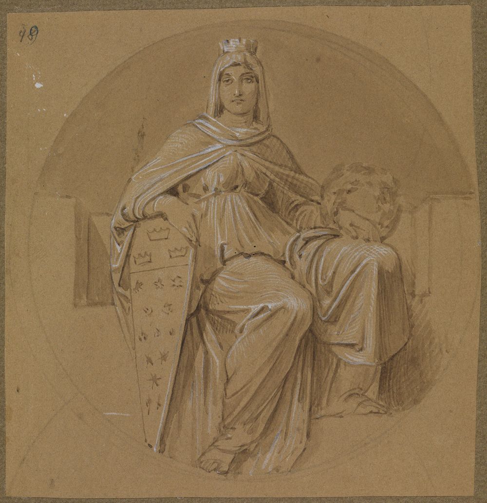 Moritz von Schwind - Allegorie der Stadt Köln