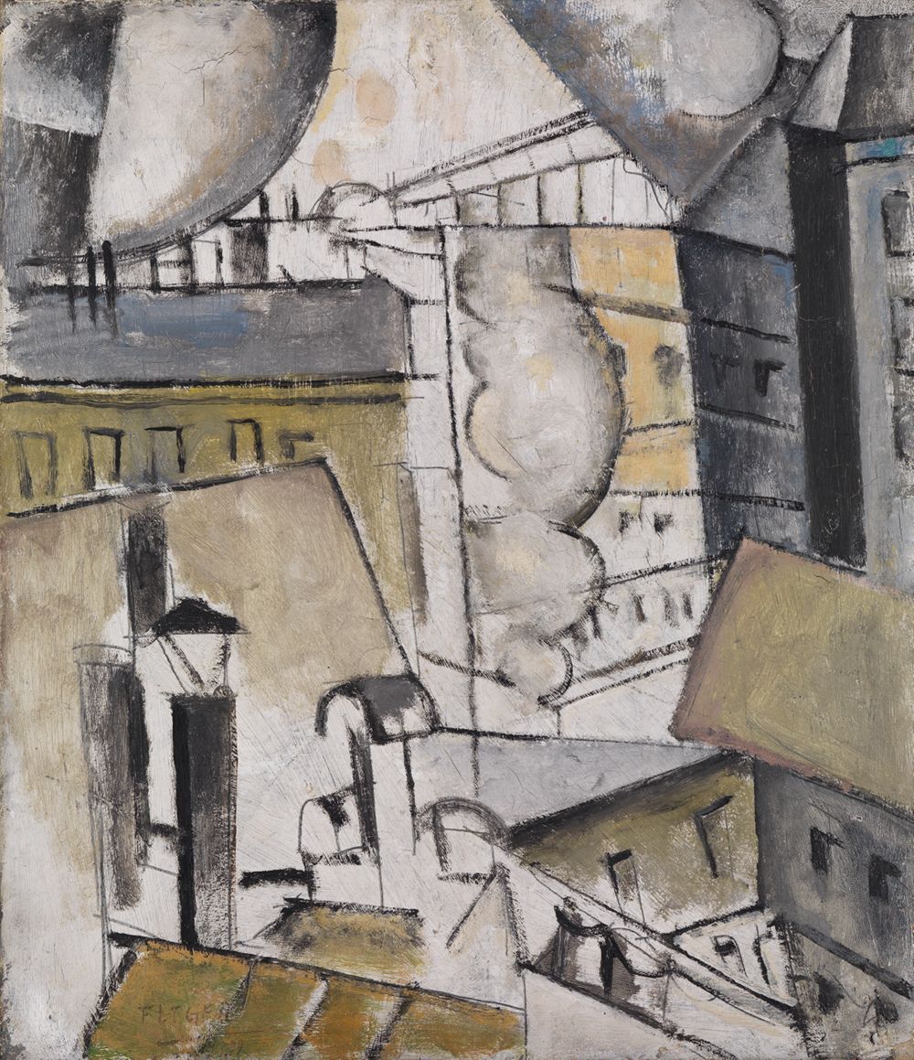 Fernand Léger - Rauch über den Dächern