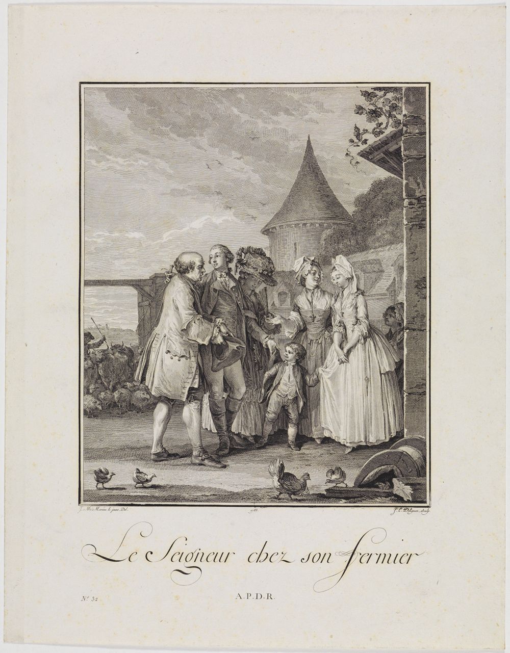 Jean-Louis Delignon - Le Seigneur chez son Fermier