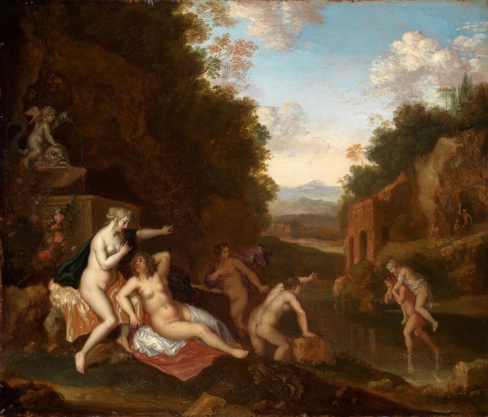 Daniel Vertangen - Diana mit ihren Nymphen im Bade