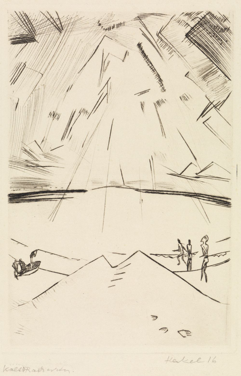 Erich Heckel - Meer bei Ostende