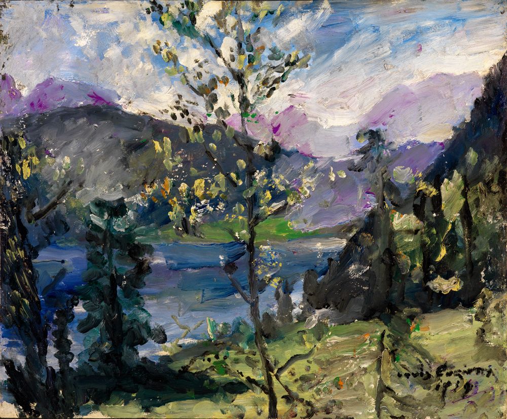 Lovis Corinth - Landschaft am Walchensee