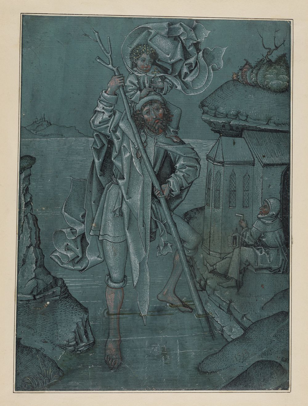 Anonym (15. Jh. D) - Heiliger Christophorus