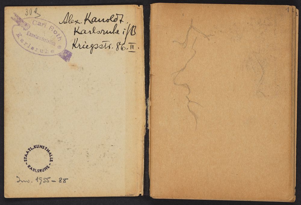 Alexander Kanoldt - Kleines Skizzenbuch: Köpfe