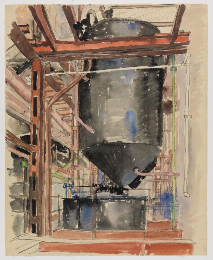 Carl Grossberg - Ölraffinerie