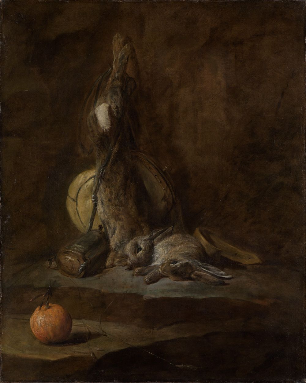 Jean Siméon Chardin - Stillleben mit totem Kaninchen