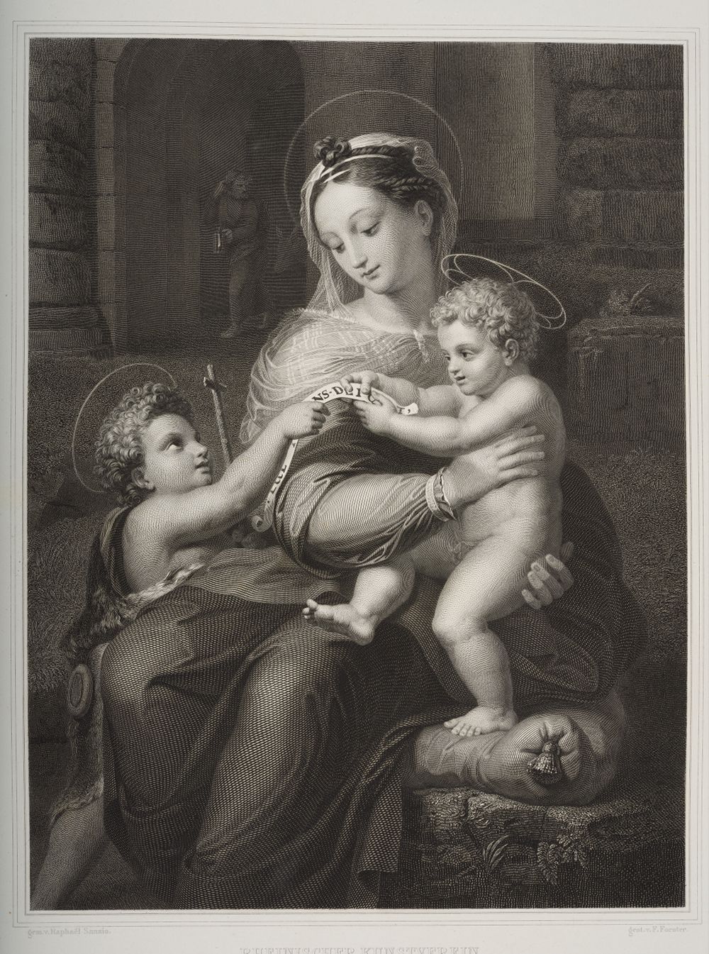 François Forster - Madonna mit dem Spruchband