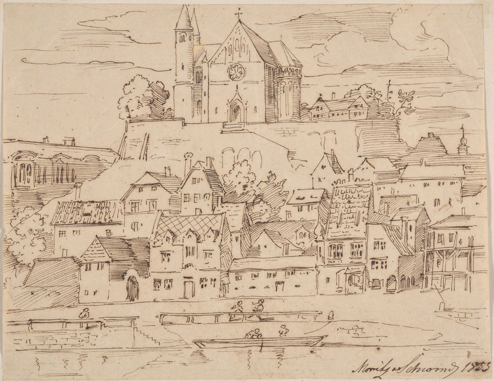 Moritz von Schwind - Stadtansicht
