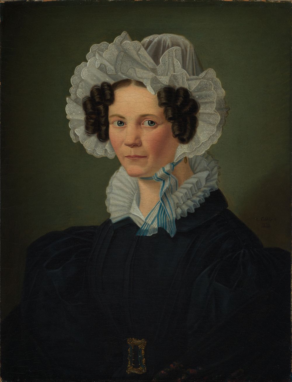 Louis Coblitz - Bildnis Frau Josephine Böhl, geb. Coblitz