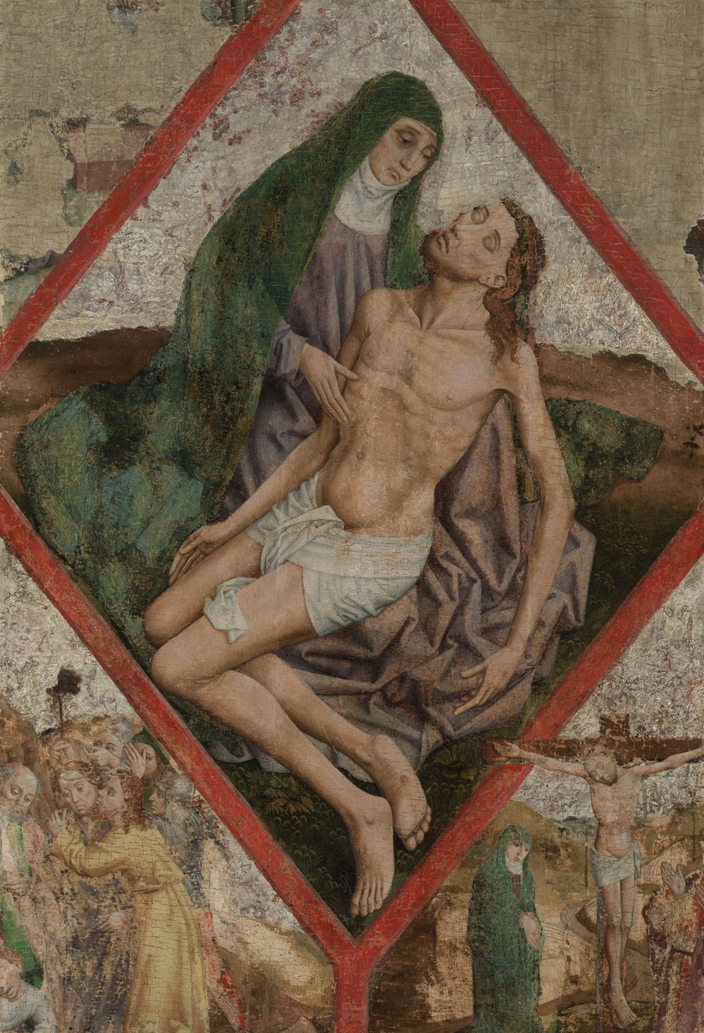 Meister vom Bodensee - Maria mit dem toten Christus (Pieta)