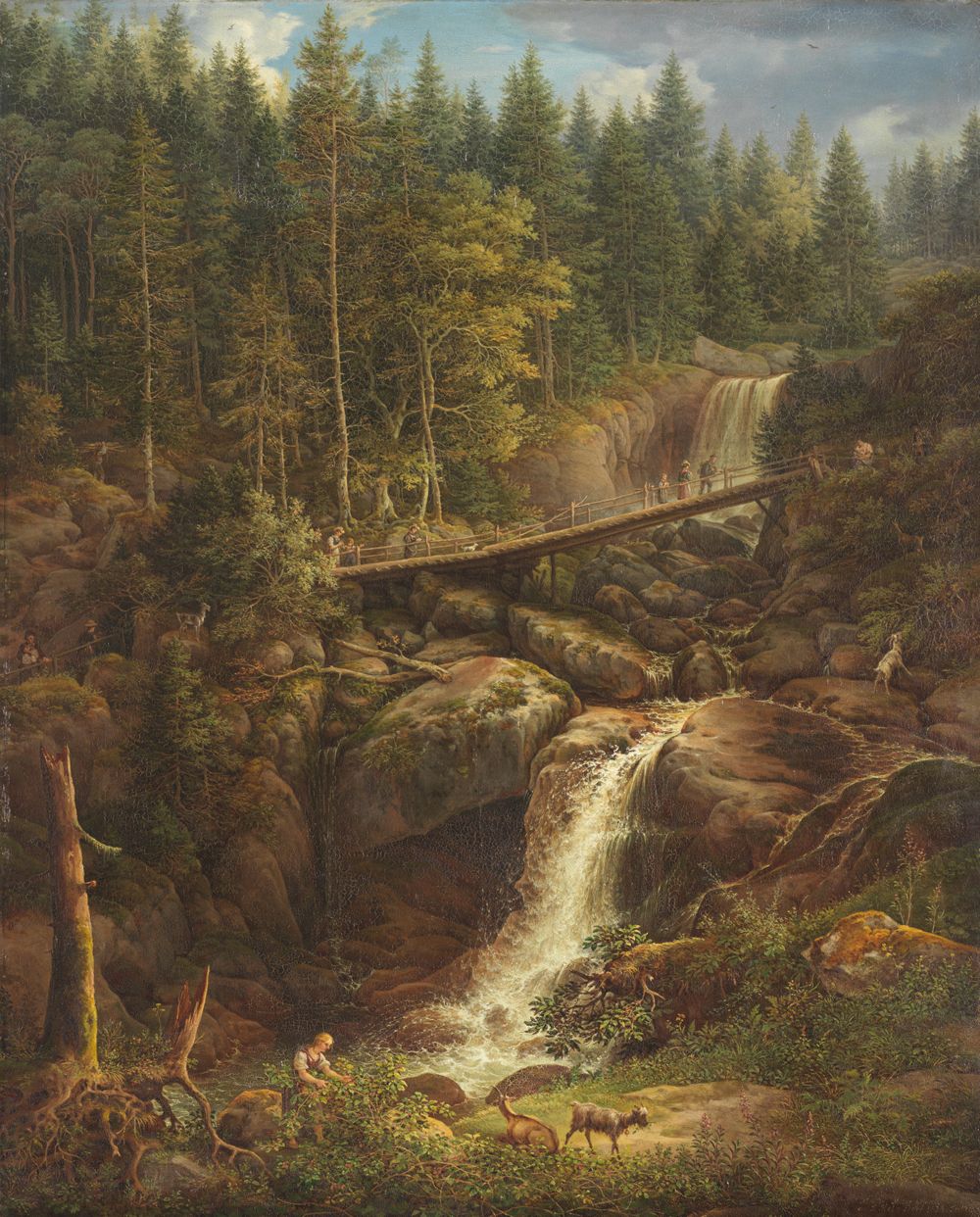 Friedrich Helmsdorf - Triberger Wasserfall