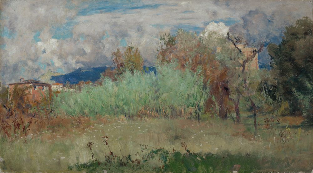 Eugen Bracht - Verwilderte Gärten bei Rapallo