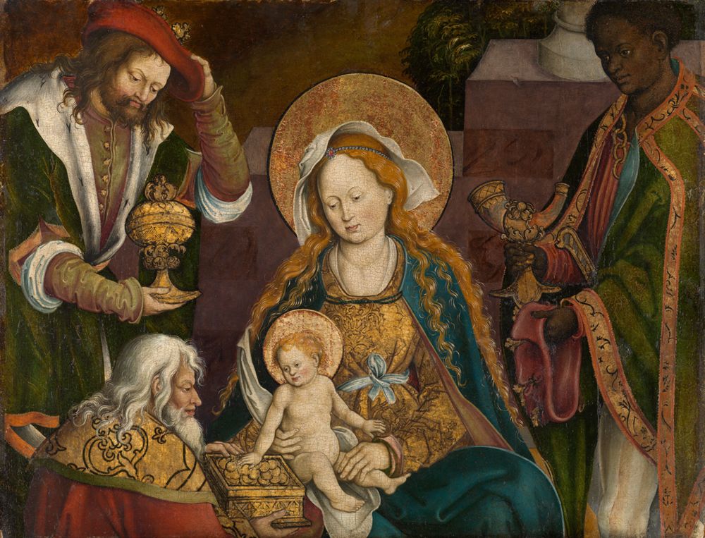 Meister von Sigmaringen - Anbetung der Heiligen Drei Könige