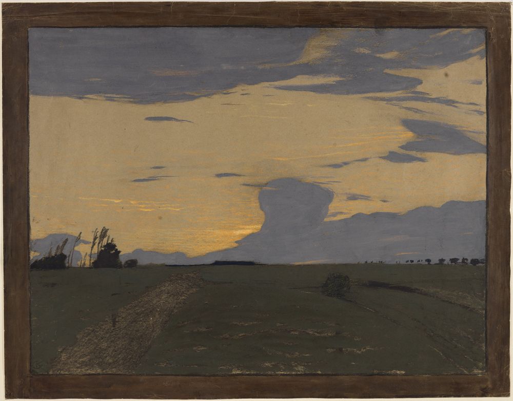 Gustav Kampmann - Abendwolken