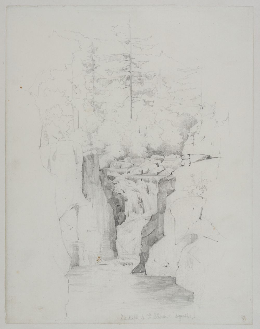 Eugen Bracht - Der Albfall bei St. Blasien
