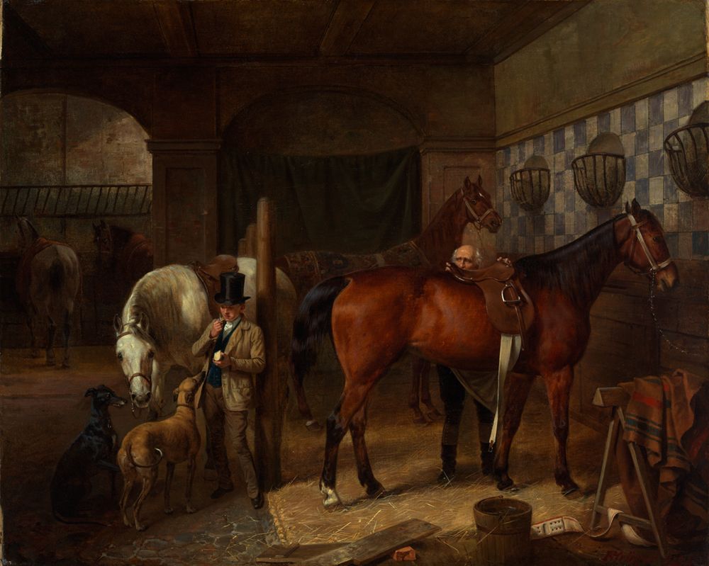 Franz Krüger (1797) - Pferdestall